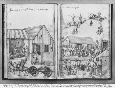 Silver Mine of La Croix-aux-Mines, Lorraine, Supplying and Delivering Iron by Heinrich Gross or Groff
